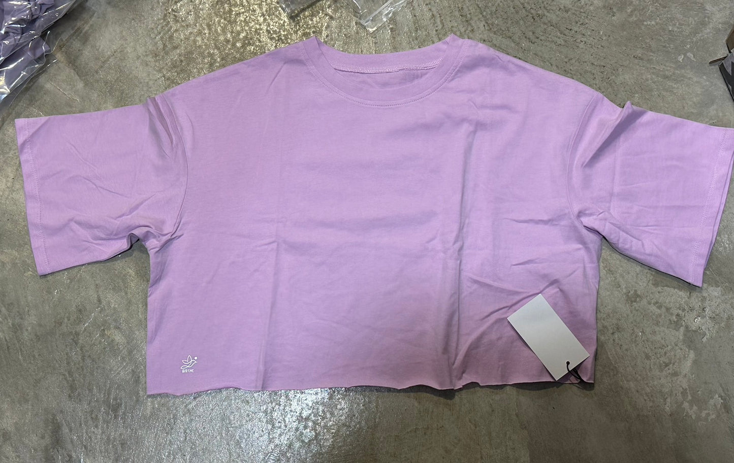 Birtive Cotton Crop top เสื้อครอป เสื้อยืด ออกกำลังกาย